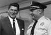 Chief Hively with then Govenor Ronald Regan