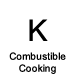 Class K Combustible Cooking